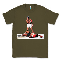 Army Green ali vs liston Classic Tee - linhVisuals