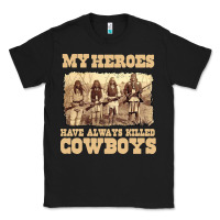 Black my heroes have always killed cowboys retro Classic Tee - linhVisuals