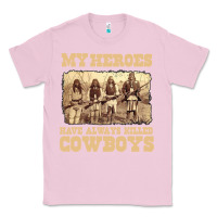 Bubblegum Pink my heroes have always killed cowboys retro Classic Tee - linhVisuals