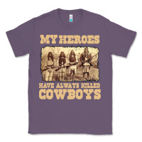 Lavender my heroes have always killed cowboys retro Classic Tee - linhVisuals