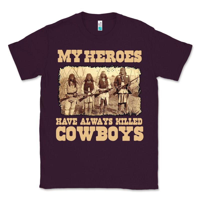 My Heroes Have Always Killed Cowboys Retro Classic Tee by linhVisuals | Teevron