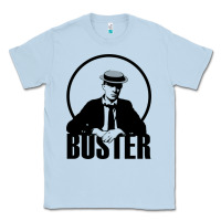 Dusty Blue buster keaton Classic Tee - linhVisuals