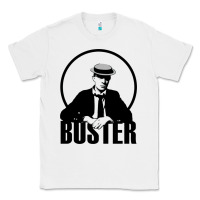White buster keaton Classic Tee - linhVisuals