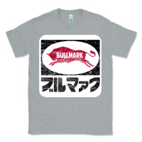 Heather Grey bullmark Classic Tee - linhVisuals