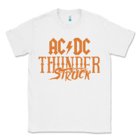 White thunderstruck Classic Tee - linhVisuals