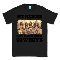 Black my heroes have always killed cowboys retro Classic Tee - linhVisuals