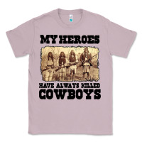 Lilac my heroes have always killed cowboys retro Classic Tee - linhVisuals