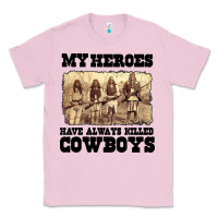 Bubblegum Pink my heroes have always killed cowboys retro Classic Tee - linhVisuals