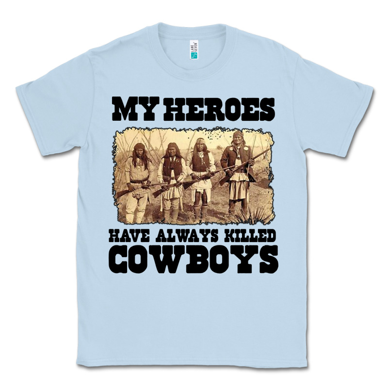 My Heroes Have Always Killed Cowboys Retro Classic Tee by linhVisuals | Teevron