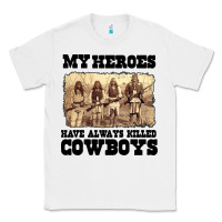 White my heroes have always killed cowboys retro Classic Tee - linhVisuals