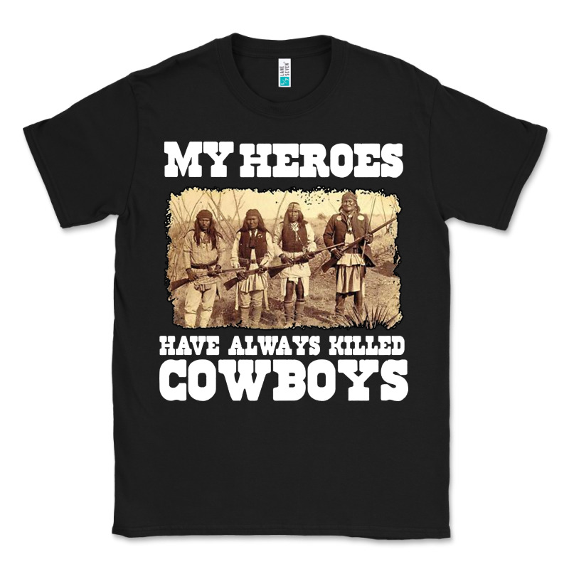 My Heroes Have Always Killed Cowboys Retro Classic Tee by linhVisuals | Teevron