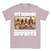 Lilac my heroes have always killed cowboys retro Classic Tee - linhVisuals