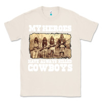Natural my heroes have always killed cowboys retro Classic Tee - linhVisuals