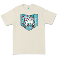 Bone Christmas Pocket Premium Tee - CowhideDigitalArt