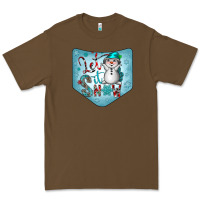 Cacao Christmas Pocket Premium Tee - CowhideDigitalArt