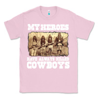 Bubblegum Pink my heroes have always killed cowboys retro Classic Tee - linhVisuals