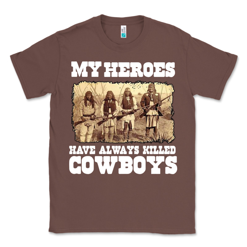 My Heroes Have Always Killed Cowboys Retro Classic Tee by linhVisuals | Teevron