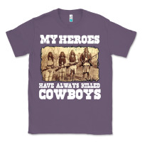 Lavender my heroes have always killed cowboys retro Classic Tee - linhVisuals
