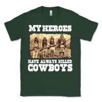 Sports Green my heroes have always killed cowboys retro Classic Tee - linhVisuals