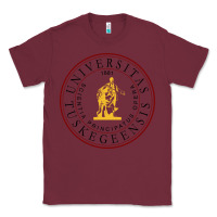 Burgundy Tuskegee University Classic Tee - linhVisuals