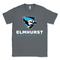 Charcoal Heather elmhurst university Classic Tee - linhVisuals