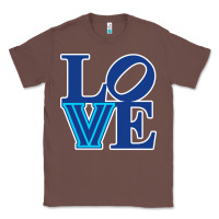 Chestnut villanova love Classic Tee - linhVisuals