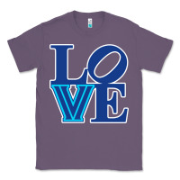 Lavender villanova love Classic Tee - linhVisuals