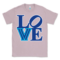 Lilac villanova love Classic Tee - linhVisuals