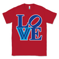 Red villanova love Classic Tee - linhVisuals