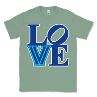 Sage villanova love Classic Tee - linhVisuals