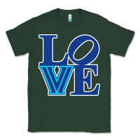 Sports Green villanova love Classic Tee - linhVisuals
