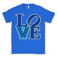 True Royal villanova love Classic Tee - linhVisuals