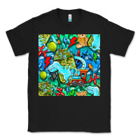 Black boy child coffee cup and teddy bear with thunderbolts and camouflage s Classic Tee - BundleAndBundleShop