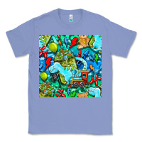 Colony Blue boy child coffee cup and teddy bear with thunderbolts and camouflage s Classic Tee - BundleAndBundleShop