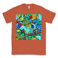 Copper boy child coffee cup and teddy bear with thunderbolts and camouflage s Classic Tee - BundleAndBundleShop
