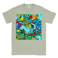 Matcha boy child coffee cup and teddy bear with thunderbolts and camouflage s Classic Tee - BundleAndBundleShop