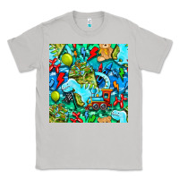 Moon Dust boy child coffee cup and teddy bear with thunderbolts and camouflage s Classic Tee - BundleAndBundleShop