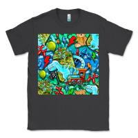 Smoke boy child coffee cup and teddy bear with thunderbolts and camouflage s Classic Tee - BundleAndBundleShop
