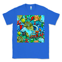 True Royal boy child coffee cup and teddy bear with thunderbolts and camouflage s Classic Tee - BundleAndBundleShop