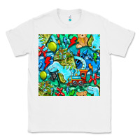Boy Child Coffee Cup And Teddy Bear With Thunderbolts And Camouflage S Classic Tee | Teevron