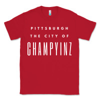 Red pittsburgh city of champyinz steel city Classic Tee - linhVisuals