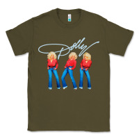 Army Green dolly musician Classic Tee - linhVisuals