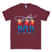Burgundy dolly musician Classic Tee - linhVisuals