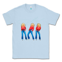 Dusty Blue dolly musician Classic Tee - linhVisuals