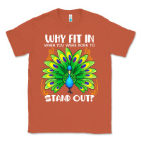 Copper peacock inspired beautiful color bird (3) Classic Tee - linhVisuals