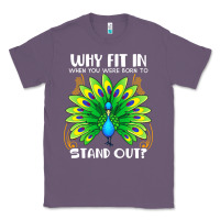 Lavender peacock inspired beautiful color bird (3) Classic Tee - linhVisuals