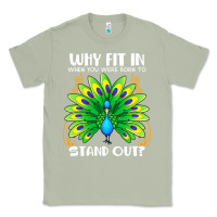 Matcha peacock inspired beautiful color bird (3) Classic Tee - linhVisuals