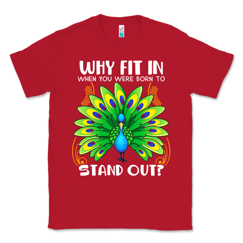 Peacock Inspired Beautiful Color Bird (3) Classic Tee by linhVisuals | Teevron