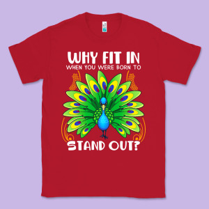 Peacock Inspired Beautiful Color Bird (3) Classic Tee Designed By Linhvisuals
