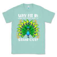 Seafoam peacock inspired beautiful color bird (3) Classic Tee - linhVisuals